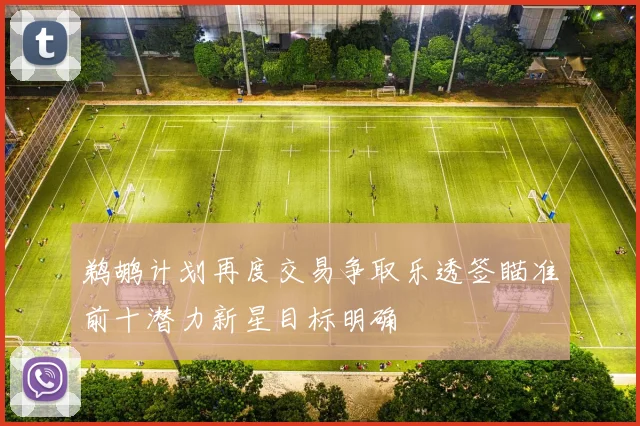 鹈鹕计划再度交易争取乐透签瞄准前十潜力新星目标明确